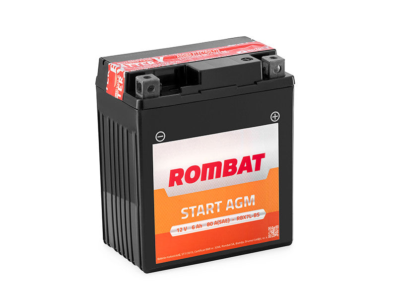 Baterie moto 12Vx6Ah Start AGM RBX7L-BS - 13153960