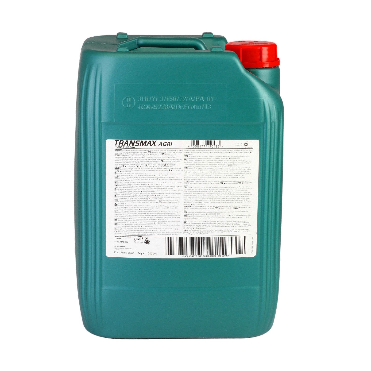 Ulei Castrol Agri Trans Plus 80W 20L - 11283386