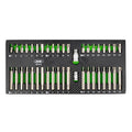 SET DE 42 IMBUSURI HEXAGONALE. 12 VARFURI ?I TORX-URI