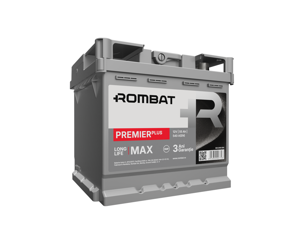 Acumulator Rombat Premier PLUS  55 Ah - 5552K10054