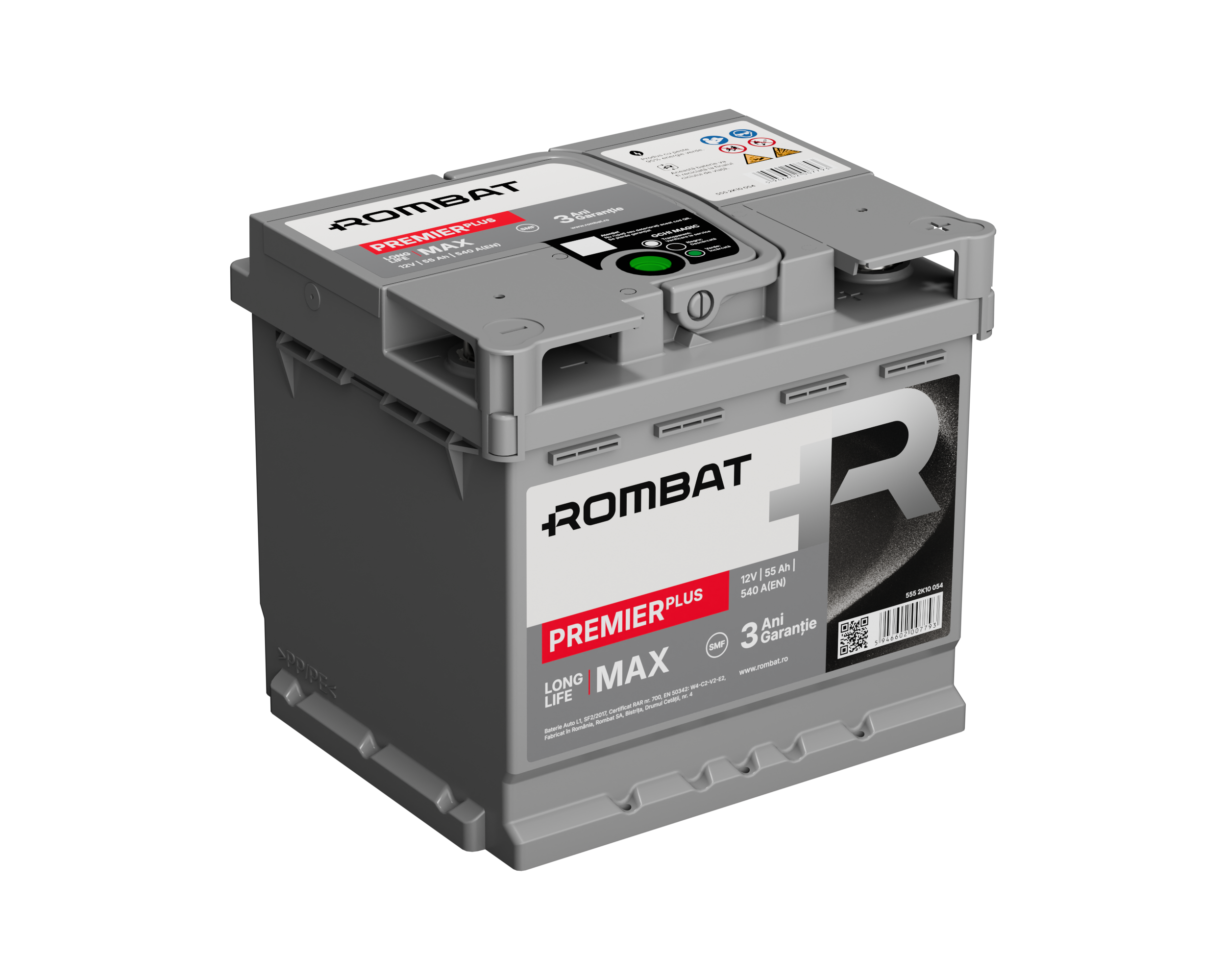 Acumulator Rombat Premier PLUS  55 Ah - 12193743