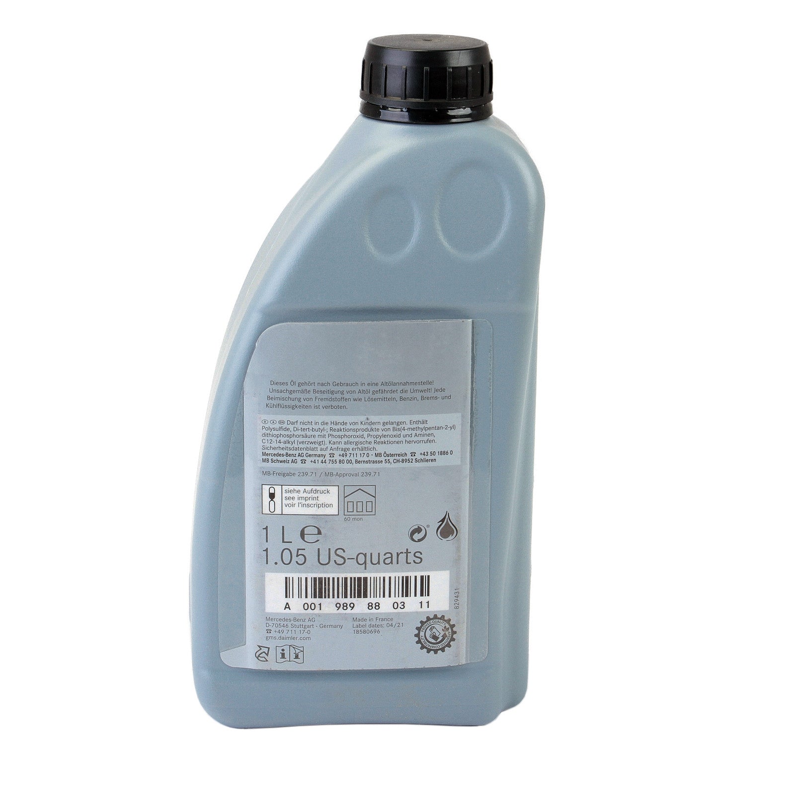 Ulei diferential Mercedes (MB 239.72 ; MB 239.71) 1L - 43496189
