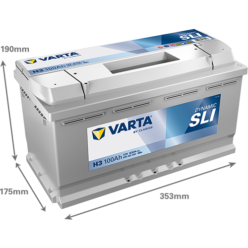 Acumulator Varta SLI Dynamic 100 Ah - 600402083K262