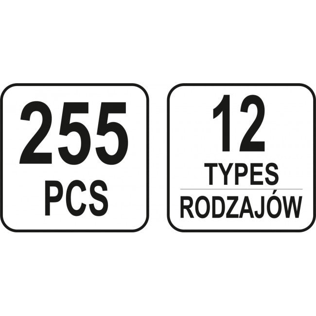 Set 255 clipsuri tapițerie Volkswagen Yato - YT06663