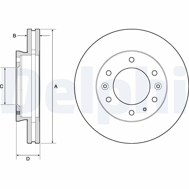 Disc frana BG9140C DELPHI