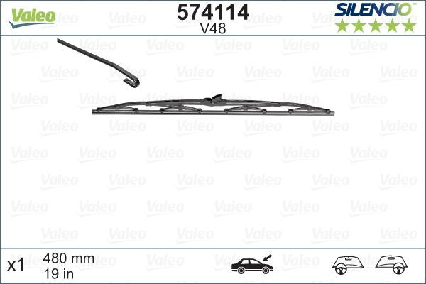 Stergator Valeo Silencio 480mm - 10-141-944