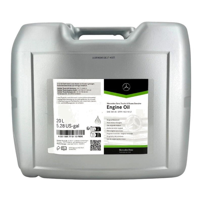 Ulei motor Mercedes-Benz 5W-30 20L Mb 228.51 A001989770115FBDE
