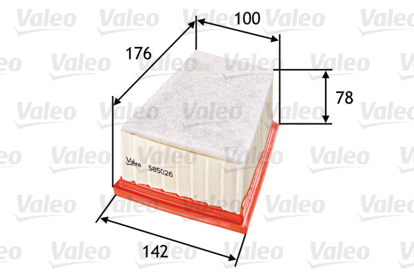 Filtru aer 585026 VALEO