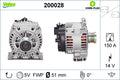Generator / Alternator 200028 VALEO