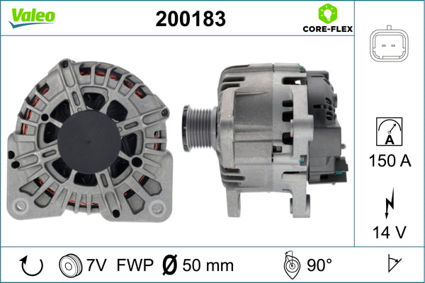 Generator / Alternator 200183 VALEO