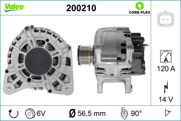 Generator / Alternator 200210 VALEO