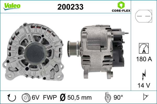 Generator / Alternator 200233 VALEO