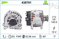 Generator / Alternator 439791 VALEO