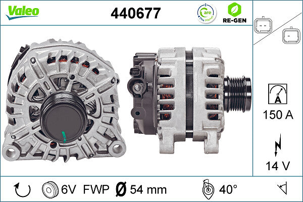 Generator / Alternator 440677 VALEO