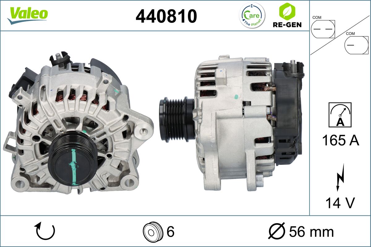 Generator / Alternator 440810 VALEO