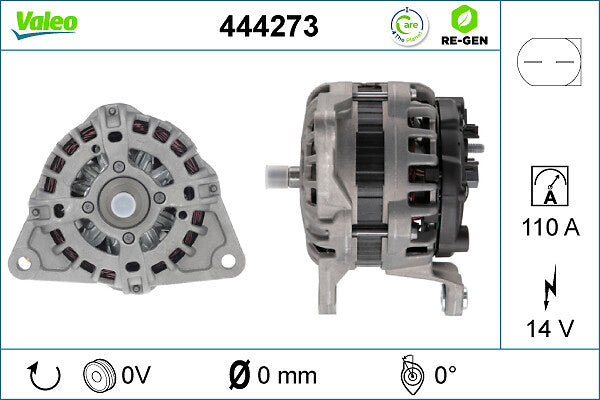 Generator / Alternator 444273 VALEO