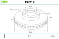 Disc frana 197219 VALEO