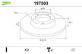 Disc frana 197503 VALEO