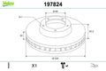 Disc frana 197824 VALEO