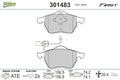 set placute frana,frana disc 301483 VALEO