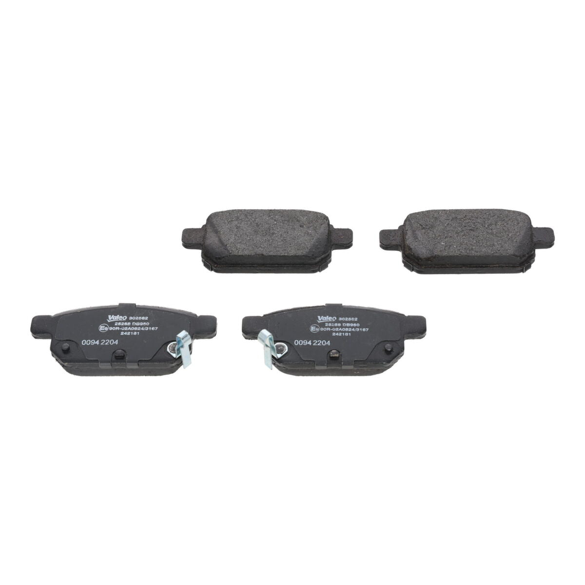 set placute frana,frana disc 302582 VALEO