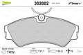 Set placute frana VALEO 302002