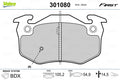 set placute frana,frana disc 301080 VALEO