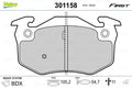set placute frana,frana disc 301158 VALEO