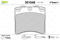 set placute frana,frana disc 301048 VALEO