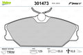 set placute frana,frana disc 301473 VALEO