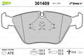 set placute frana,frana disc 301409 VALEO