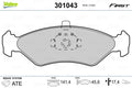 set placute frana,frana disc 301043 VALEO
