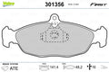 set placute frana,frana disc 301356 VALEO