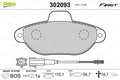 set placute frana,frana disc 302093 VALEO