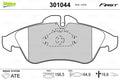set placute frana,frana disc 301044 VALEO