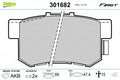 set placute frana,frana disc 301682 VALEO