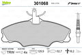Set placute frana VALEO 301068