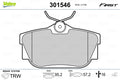 set placute frana,frana disc 301546 VALEO