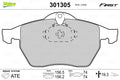 set placute frana,frana disc 301305 VALEO
