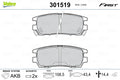 set placute frana,frana disc 301519 VALEO