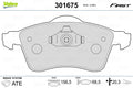 set placute frana,frana disc 301675 VALEO