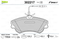 set placute frana,frana disc 302217 VALEO