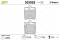 set placute frana,frana disc 302028 VALEO