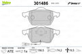 set placute frana,frana disc 301486 VALEO