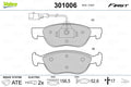 set placute frana,frana disc 301006 VALEO