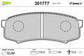 set placute frana,frana disc 301777 VALEO