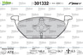 set placute frana,frana disc 301332 VALEO