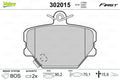 set placute frana,frana disc 302015 VALEO