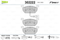 set placute frana,frana disc 302222 VALEO