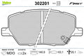 set placute frana,frana disc 302201 VALEO